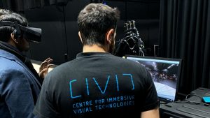 CIVIT VR live stream demo Open House at Tampere University